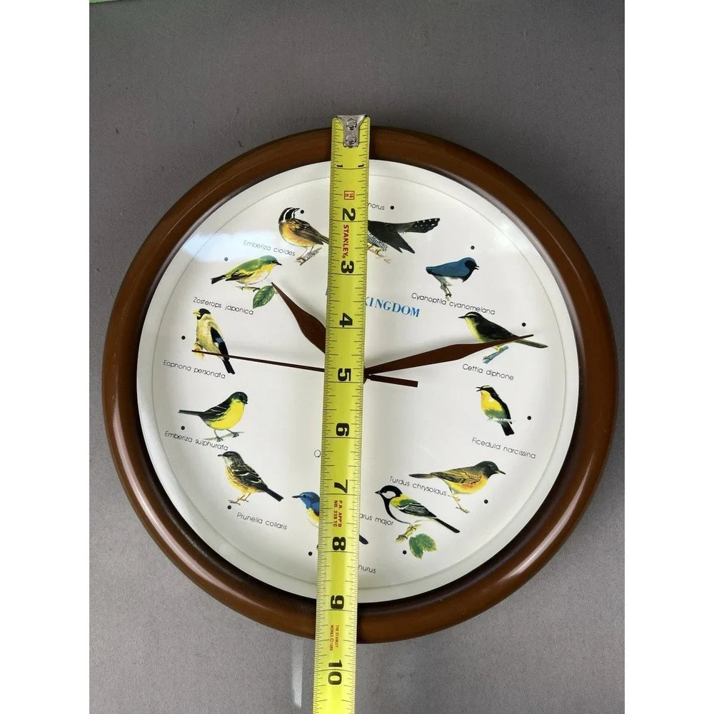 Vintage Bird Clock 9.5